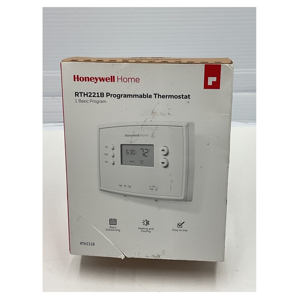 Honeywell Home RTH221B Programmable Thermostat 1-Week Heating Cooling NEW